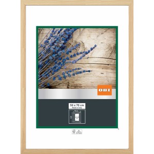 OBI Holz-Wechselrahmen Natur, 50x70 cm, FSC®-zertifiziert. Bilderrahmen für Fotos und Kunstdrucke.