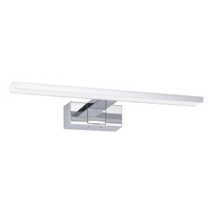 Eglo LED-Spiegelleuchte Conettilla Chrom 40 cm. Schlankes Design mit horizontalem LED-Lichtband und glänzendem Chrom-Wandhalter.
