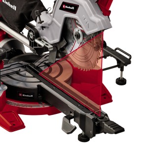 Einhell TE-SM 8 L Dual Zug-Kapp-Gehrungssäge mit Laser für präzise Schnitte.