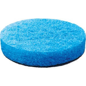 Blaues Bosch Microfaser-Pad für Universal Brush, 3er-Set. Reinigungspad für Akku-Bürste.