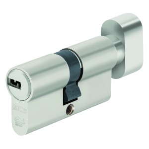 Abus Profilzylinder KD20NP Z30/K30 Nickel, ein Knaufzylinder für Haus- und Wohnungstüren.