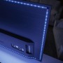 Paulmann MaxLED TV-Hintergrundbeleuchtung für 65 Zoll Fernseher mit blauen LED Streifen.