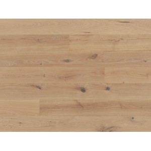 Parador Parkett 3060 Rustikal Eiche Weiß, gebürstet und naturgeölt, in Landhausdielenoptik.