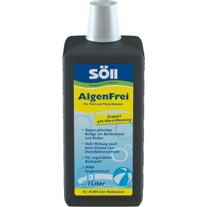 Söll Algen Frei 1l Flasche zur Algenbekämpfung im Pool.