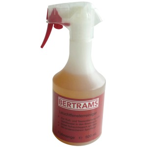Bertrams Glasreiniger für Kaminöfen, 500 ml Sprühflasche zur Ruß- und Teerentfernung.