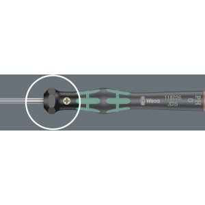 Wera TX-BO Elektroniker Schraubendreher, TX 8 x 60 mm, für Innensechsrund mit Sicherungsstift.