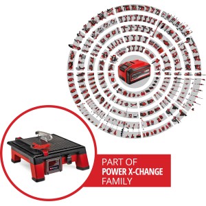 Einhell Akku-Fliesenschneidmaschine TE-TC 18/115 Li Solo, Teil der Power X-Change Familie.