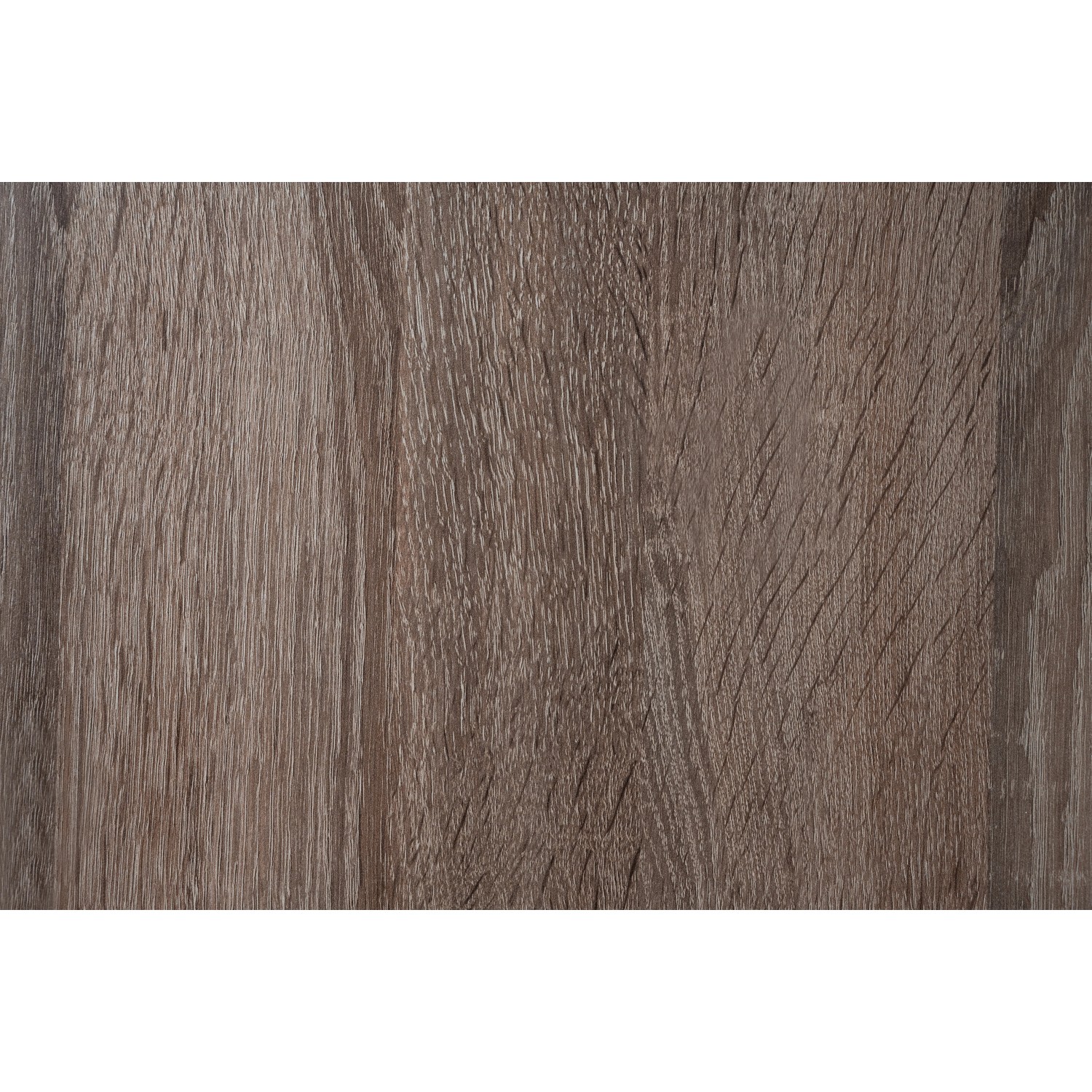 Detailaufnahme der Eiche York Nachbildung Arbeitsplatte der Respekta Winkelküche.