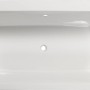 Weiße Sanoacryl Rechteck-Badewanne Orient, 190x90 cm, Draufsicht.