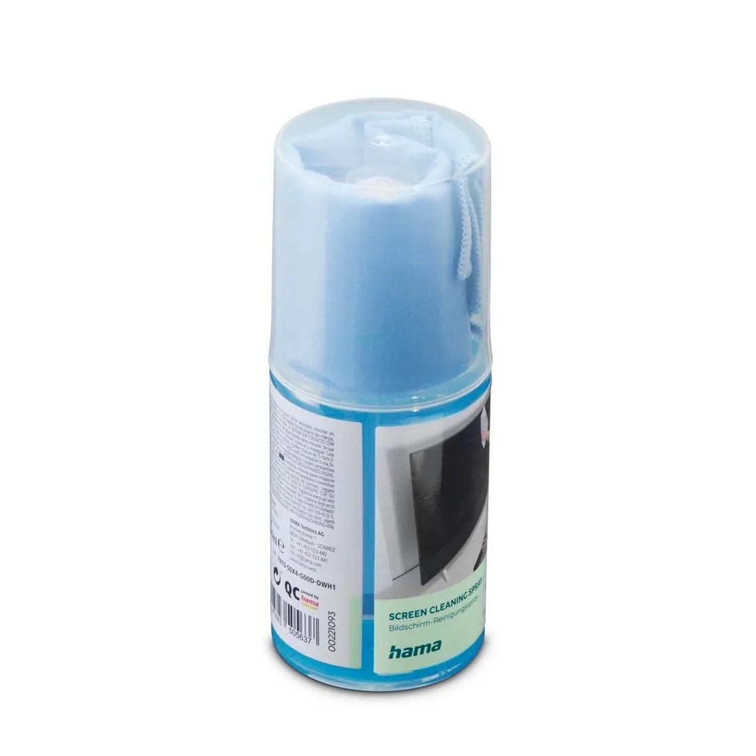 Hama Bildschirmreiniger Spray inkl. Reinigungstuch 200 ml_2