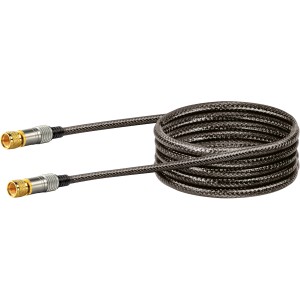 Schwaiger SAT Anschlusskabel 110 dB Schwarz 1,5 m