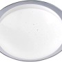 LED-Deckenleuchte Skyler Chrom, Ø 38cm, mit Sternenhimmel-Optik für stimmungsvolles Licht.