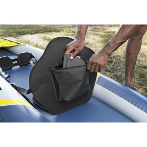 Detailaufnahme: Sitz mit Tasche des Bestway Kajak-Set Dash Elite X1.