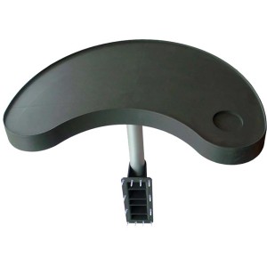 Schwarzer Nordlys Getränketisch (50x71x48cm) für Whirlpools, mit Getränkehalter.