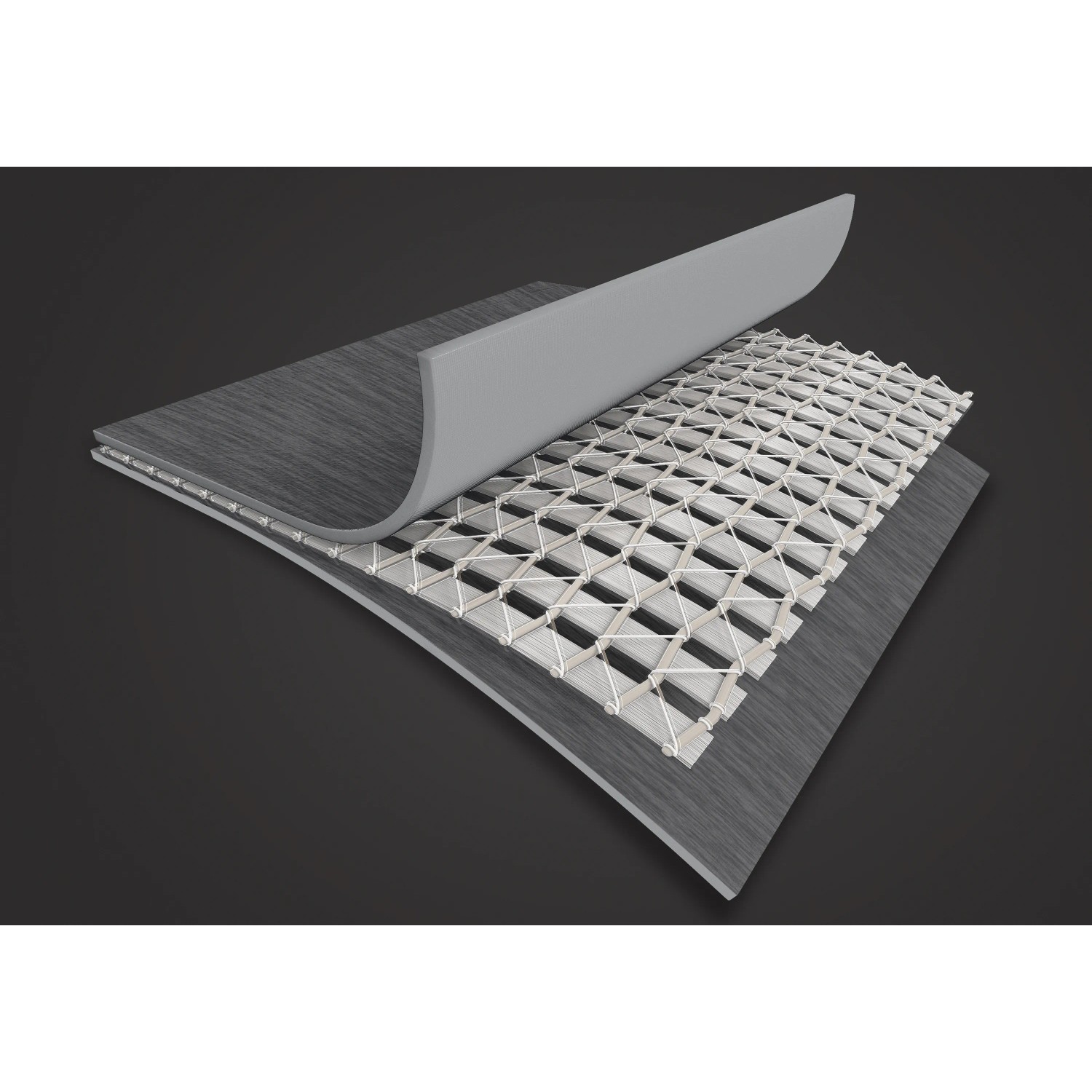 Detailaufnahme der Materialstruktur des Intex PureSpa Greywood Deluxe Whirlpools.