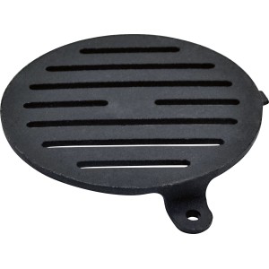 Gitterrost für Werkstattofen Hiri 3.0, Ersatzteil aus Metall, schwarz.