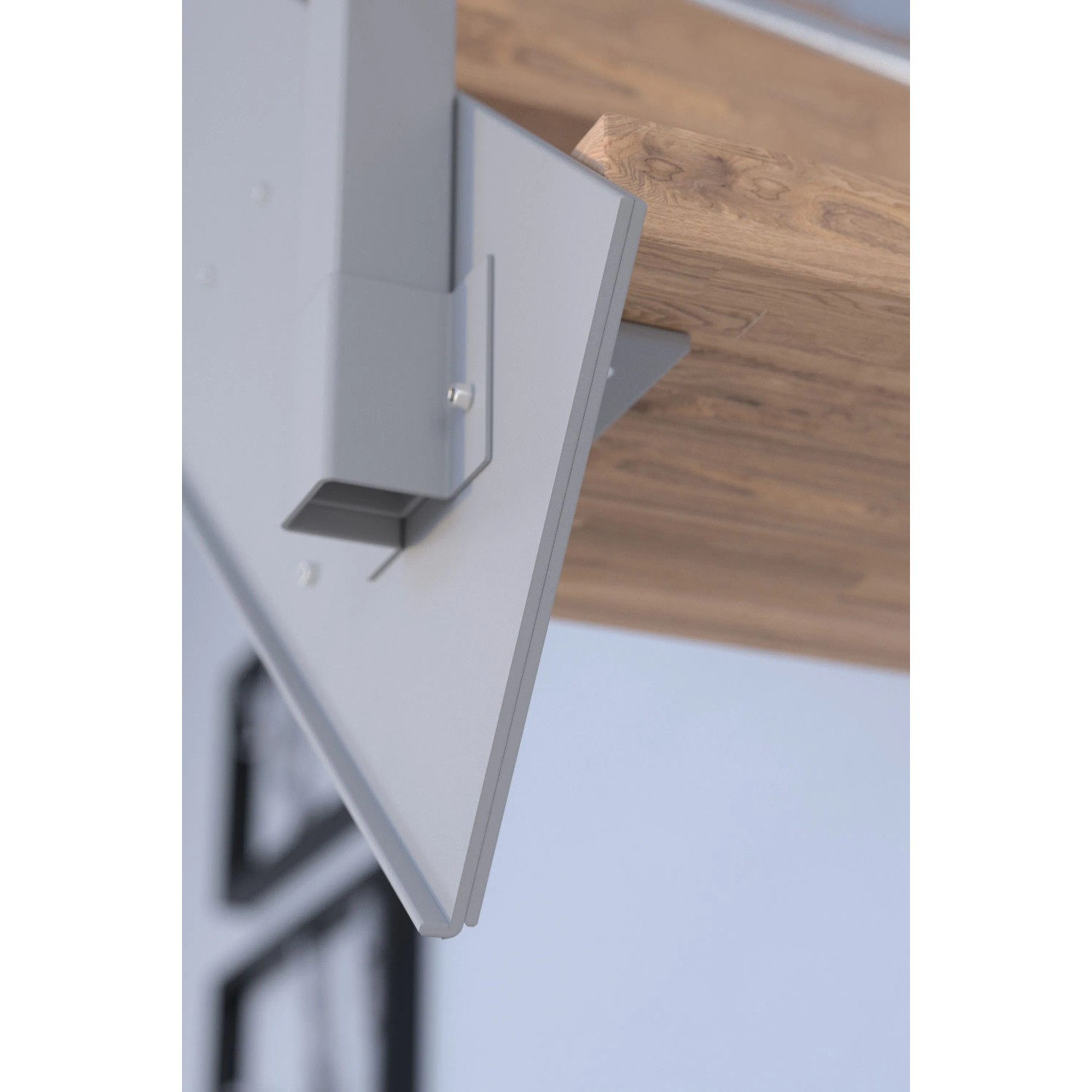 Treppe Kos 15 Stufen Buche Geölt 87 cm Design-Geländer Grau FSC®_3