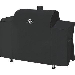 Schwarze Jamestown Grill-Abdeckhaube Dean für optimalen Schutz der Grillstation.
