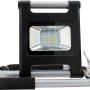 REV Ritter Akku-LED-Baustrahler Flex, 18W, Schwarz-Silber, mit flexiblem Ständer.