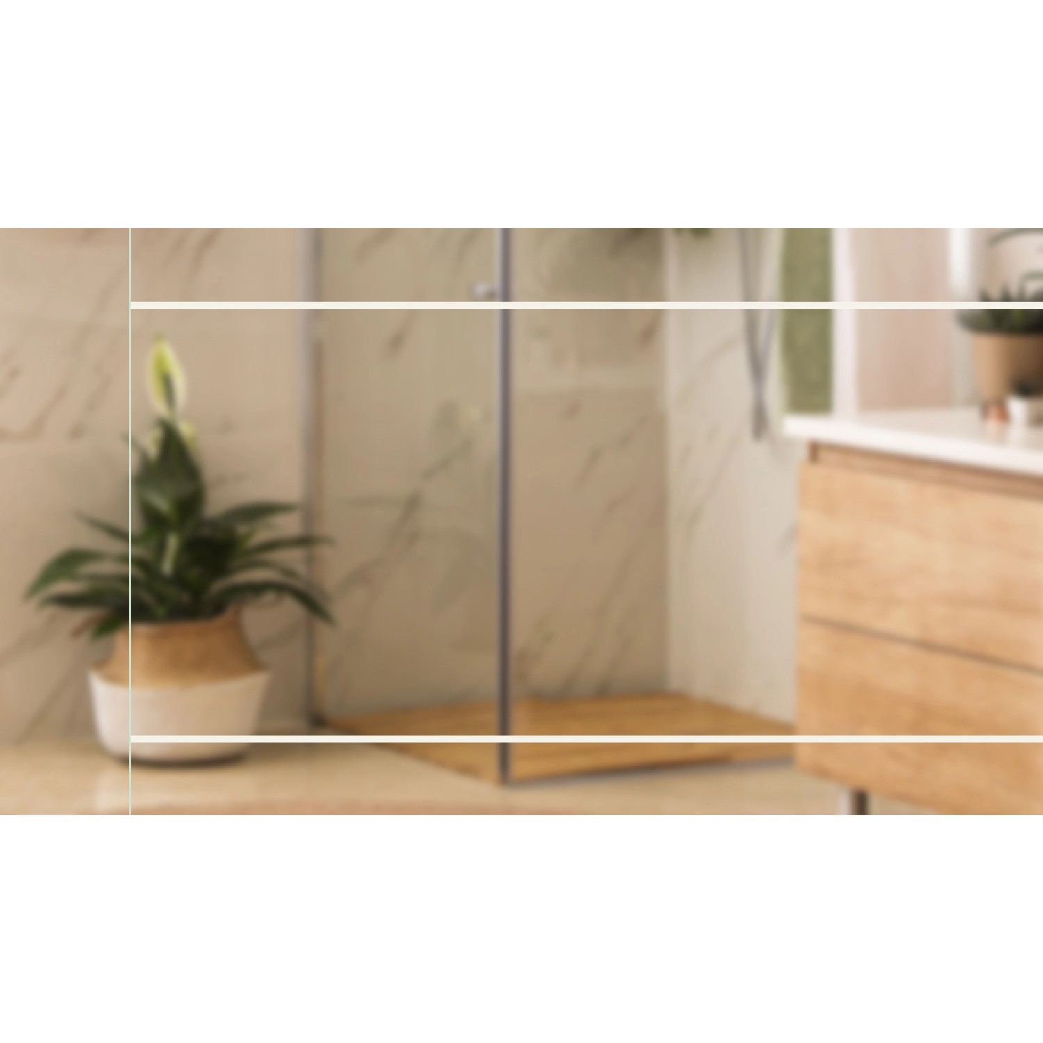 Novadoors Glasschiebetür Nova 582 Klar, 93,5x205,8 cm, 8 mm stark. Lichtdurchlässige Tür mit Laserstreifen.