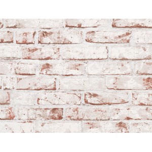 A.S. Creation Pop.up-Panel Stein Rot-Weiß: Selbstklebende Bordüre in Steinoptik für Wandgestaltung.