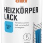 Dose OBI Heizkörperlack, weiß seidenmatt, 750ml. Lack für Heizkörper, hitzebeständig und vergilbungsfrei.