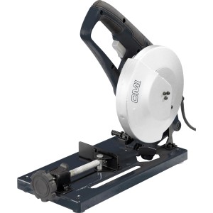 CMI Kappsäge 150 mm für Metall, mit Trennscheibe und Werkstück-Spannvorrichtung.