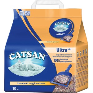 Catsan Ultra Klumpstreu, 10 l, für eine hygienische Katzentoilette.