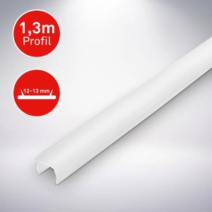 Weiße Briloner Diffusorschiene, 130cm, für Pimp your Panel Akustikpaneele.