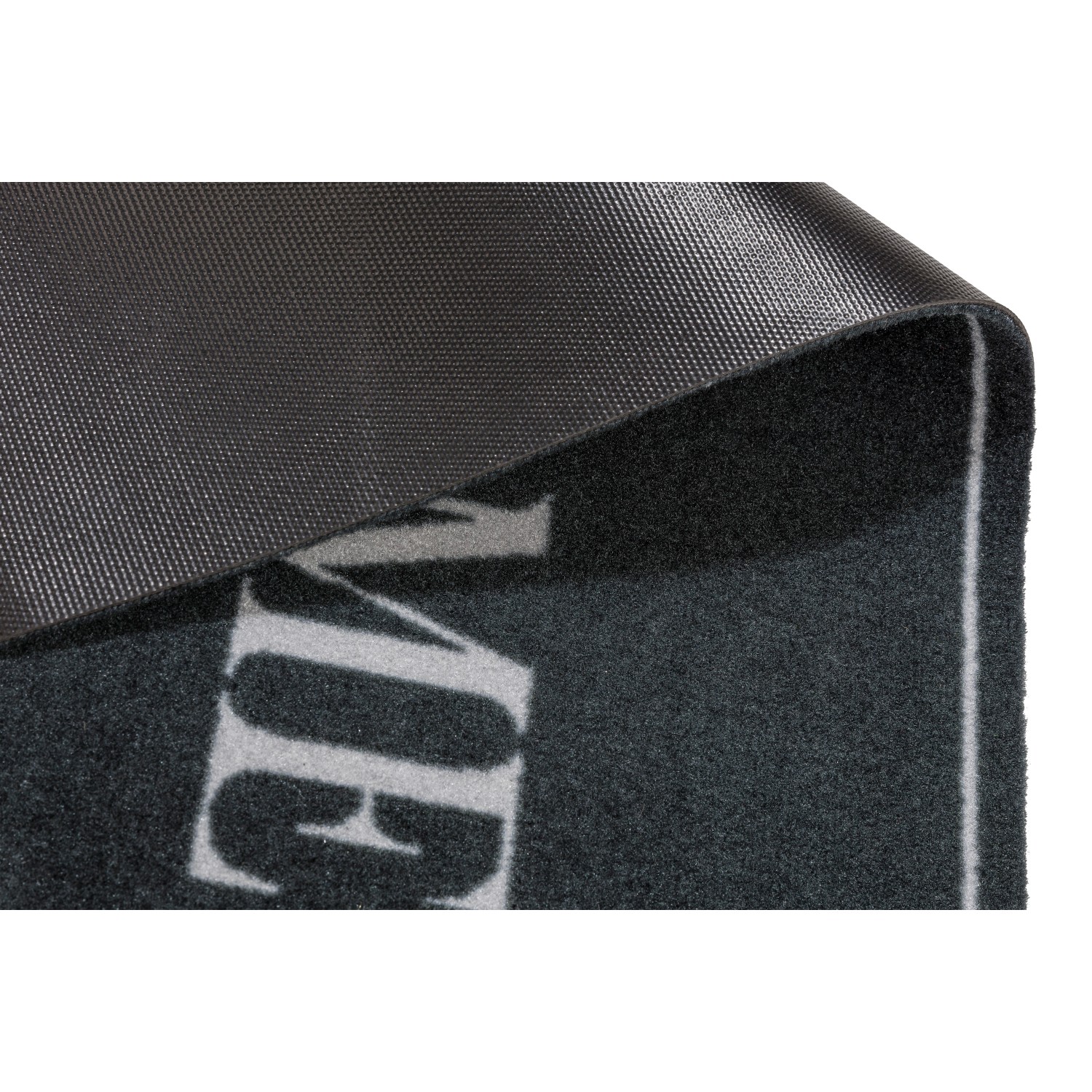 Astra Sauberlaufmatte Homelike, 40x60 cm, Grau, mit Welcome Schriftzug und rutschfester Rückseite.