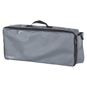Enders Tasche Bondy 3: Graue Aufbewahrungstasche aus PVC mit Reißverschluss und Tragegriff für Camping.
