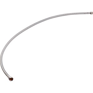 Flexibler LUX Armaturenschlauch, 1000 mm lang, aus Edelstahl für Wasseranschlüsse.