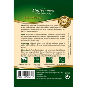 Quedlinburger Duftblumen Mischung Saatgut für farbenfrohe, duftende Sommerblumen.