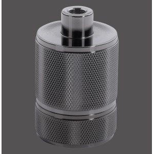 Schwarze Just Light Lampenfassung E27/60W für Vintage-Leuchten.