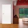 Weiße Zimmertür mit Wabenkern, 80x203 cm, Rechtsanschlag. Schlichte Innentür für Ihr Zuhause.