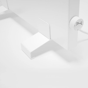 Vasner Standfüße für Konvi Infrarotheizung, weiße Halterung für flexible Positionierung.