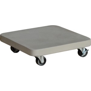 Pflanzroller Leichtzement Natur 27 cm x 27 cm x 7 cm