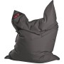 Anthrazitfarbener Sitting Point Sitzsack Big Foot Scuba mit 380 l Volumen.