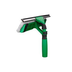Unger VisaVersa Pro 2-in-1 Fensterwischer, grün, 35 cm. Reinigungsgerät mit Mikrofaserpad.