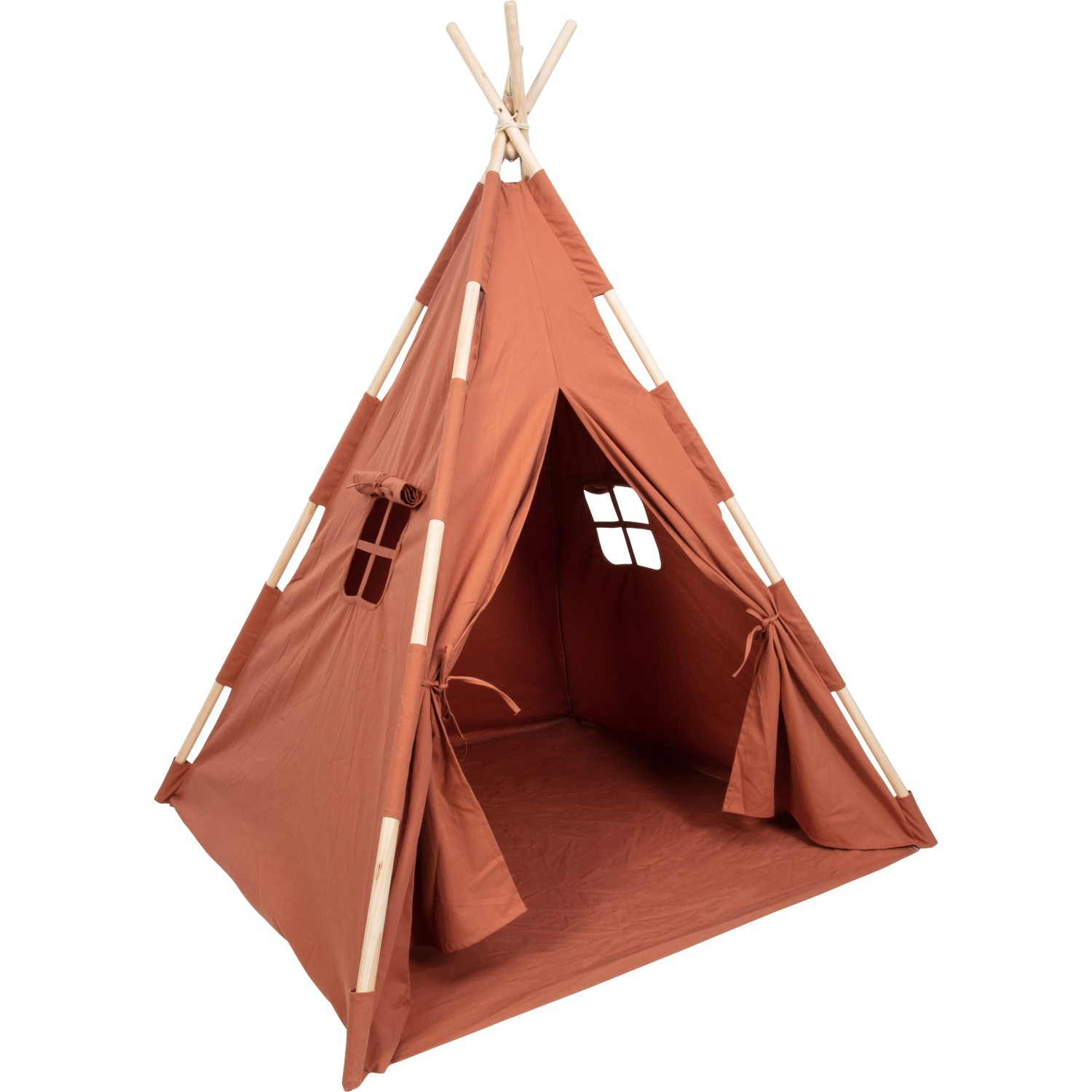 Tepee-Zelt Safari Adventure Ziegelrot 116 cm x 125 cm x 126 cm kaufen bei  OBI