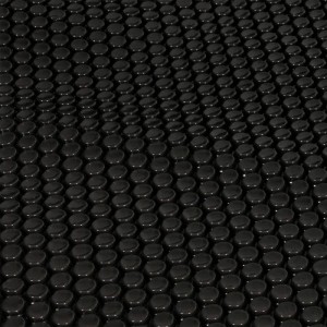 Schwarze MCW Pool Abdeckung, 200 µm, rund, Durchmesser 4,57 m.