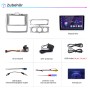 Junsun 9 Zoll Autoradio Zubehörset für Ford Focus 2. Mit Einbaurahmen, Strom-, USB-, GPS-Kabel, Antennenadapter, Schraubendreher, Handbuch.