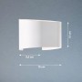 Weiße Fischer & Honsel LED-Wandleuchte Wall, 2x3W, modernes Design für stimmungsvolles Licht.