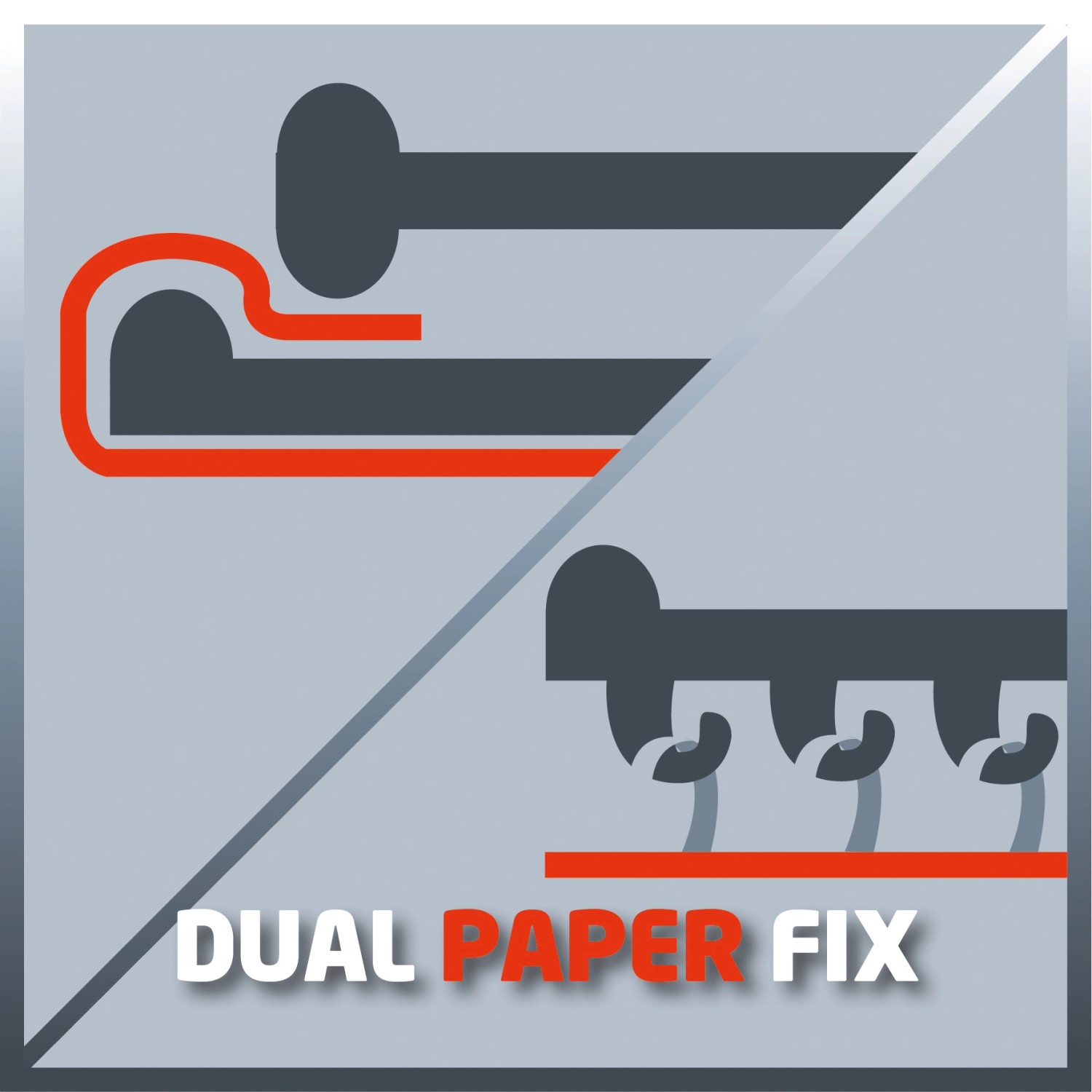 Einhell Schwingschleifer TC-OS 1520: Detailaufnahme der Papierbefestigung.