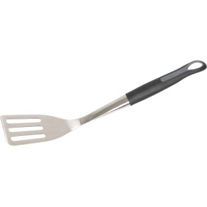 Outdoorchef Wender mit ergonomischem Design, Grillutensil aus Edelstahl mit schwarzem Griff.