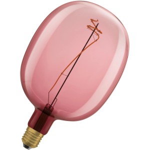 Osram LED-Leuchtmittel E27, rosa, 4,5W, 220lm, dimmbar, für stimmungsvolles Licht.