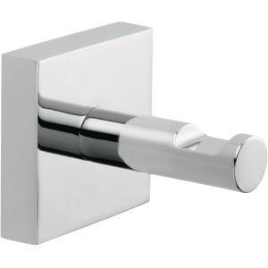 Verchromter Tesa Ekkro Garderobenhaken im modernen Design zur Wandmontage.