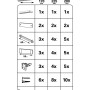 Bestandteile Gardinia Flächenvorhangschiene Komfort Set, 5-läufig, 280cm, weiße Schiene, Zubehör