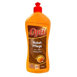 Opti Möbelpflege 750ml für Holz: Reinigt, schützt und verleiht Glanz mit Bienenwachs.