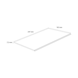Egger Hybridbodenmuster Aquadura EDF204 Panora 297 mm x 193 mm Eiche Grau